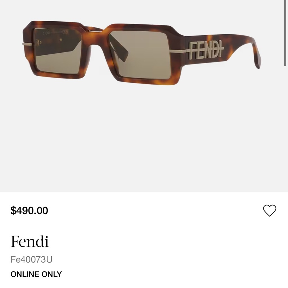Fendi Tortoise Sunglasses